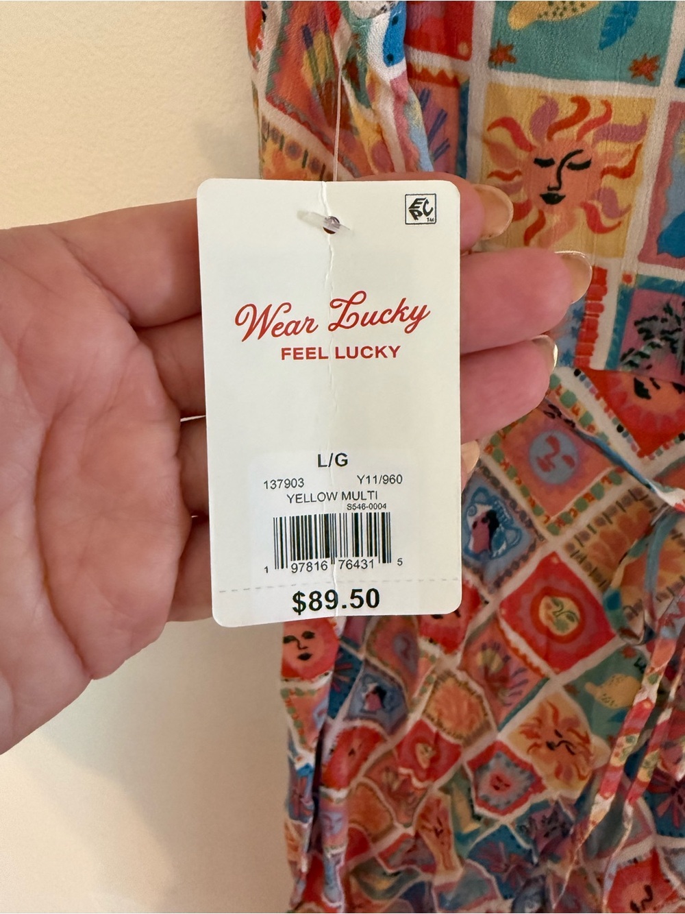 NWT Lucky Brand Femme Printed Mini Dress - Picture 9 of 12